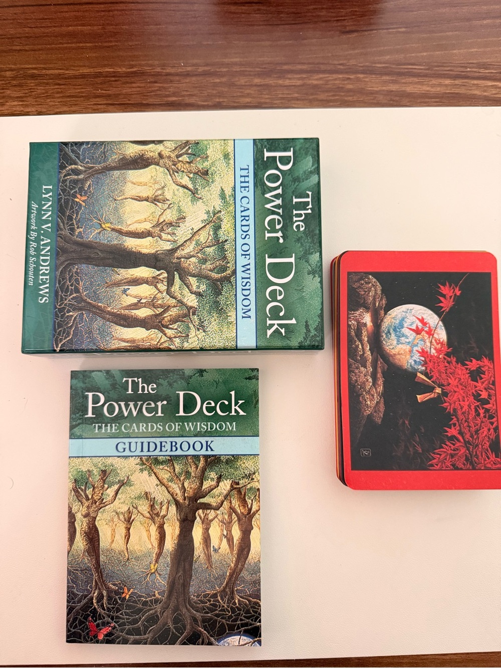 The Power Deck Oracle Cards with Guidebook - Green Box Lynn V. Andrew’s